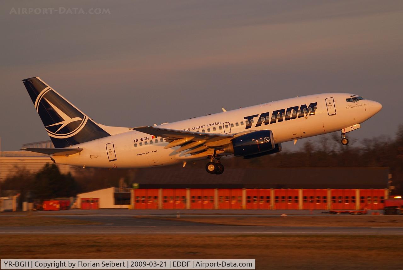 YR-BGH, 2003 Boeing 737-78J C/N 28438, Great Evening light