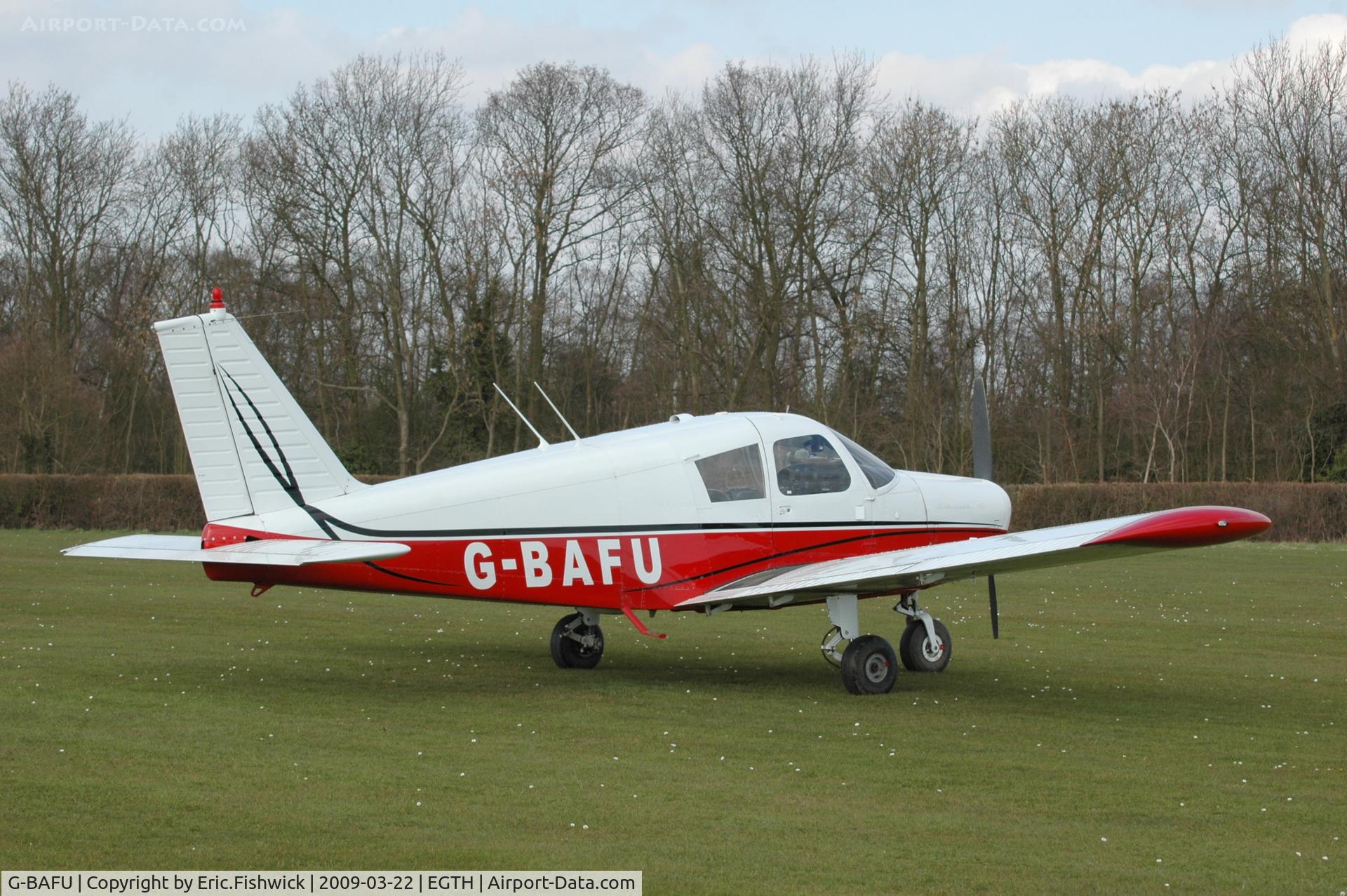 G-BAFU, 1965 Piper PA-28-140 Cherokee C/N 28-20759, 2. G-BAFU visiting Shuttleworth (Old Warden) Aerodrome.