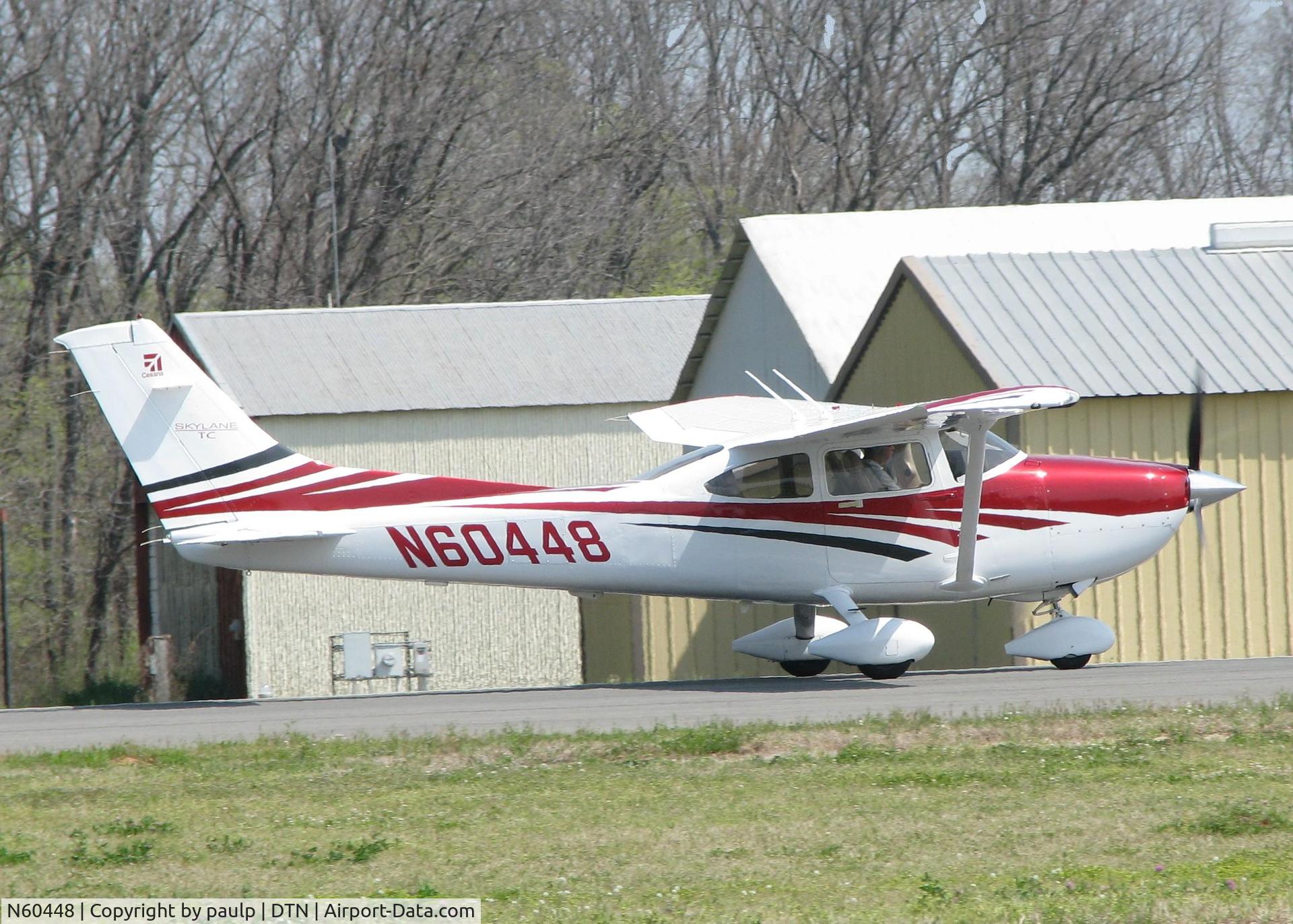 N60448, 2006 Cessna T182T Turbo Skylane C/N T18208594, About to lift off from 14 at Downtown Shreveport.