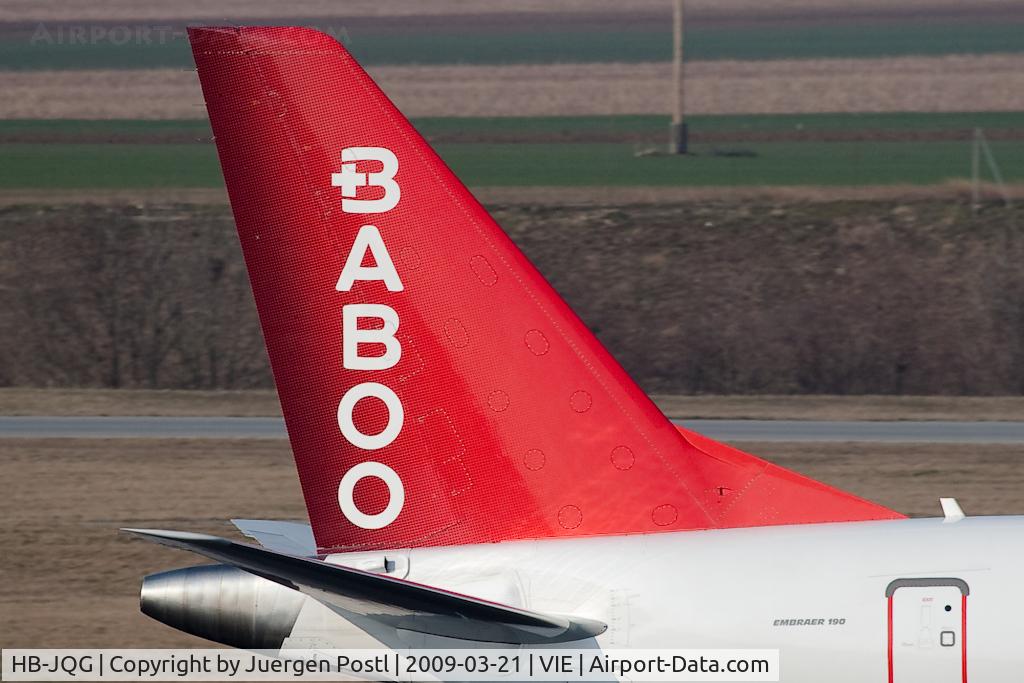 HB-JQG, 2008 Embraer 190LR (ERJ-190-100LR) C/N 19000189, ERJ 190-100 LR
