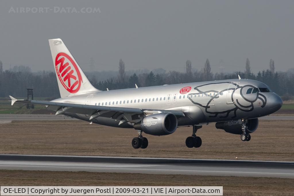 OE-LED, 2008 Airbus A319-112 C/N 3407, Airbus A319-112