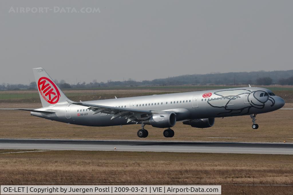 OE-LET, 2009 Airbus A321-211 C/N 3830, Airbus A321-211