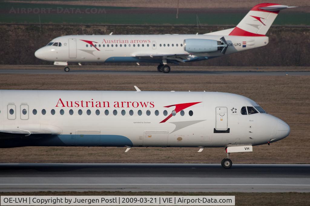 OE-LVH, 1993 Fokker 100 (F-28-0100) C/N 11456, Fokker 100