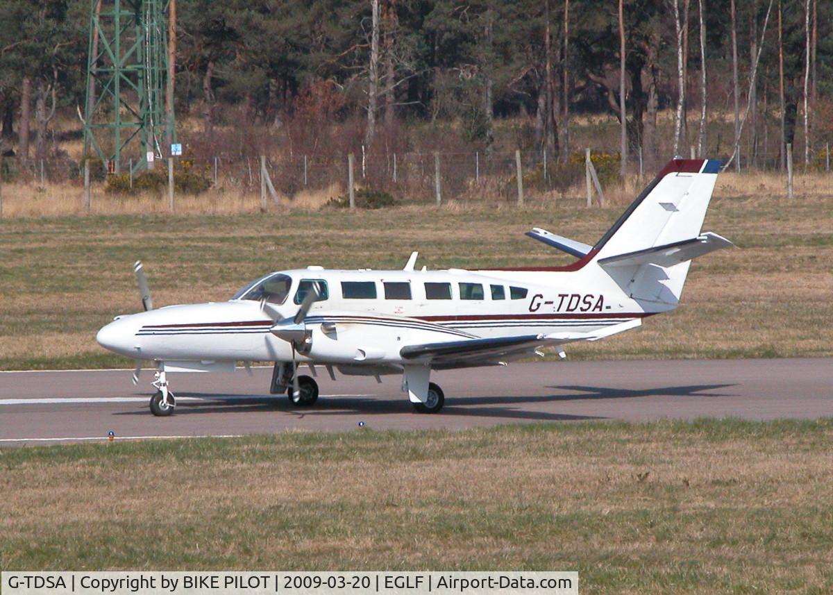 G-TDSA, 2008 Reims Cessna F406 Caravan II C/N F406-0096, BACK TRACKING ALONG RWY 06