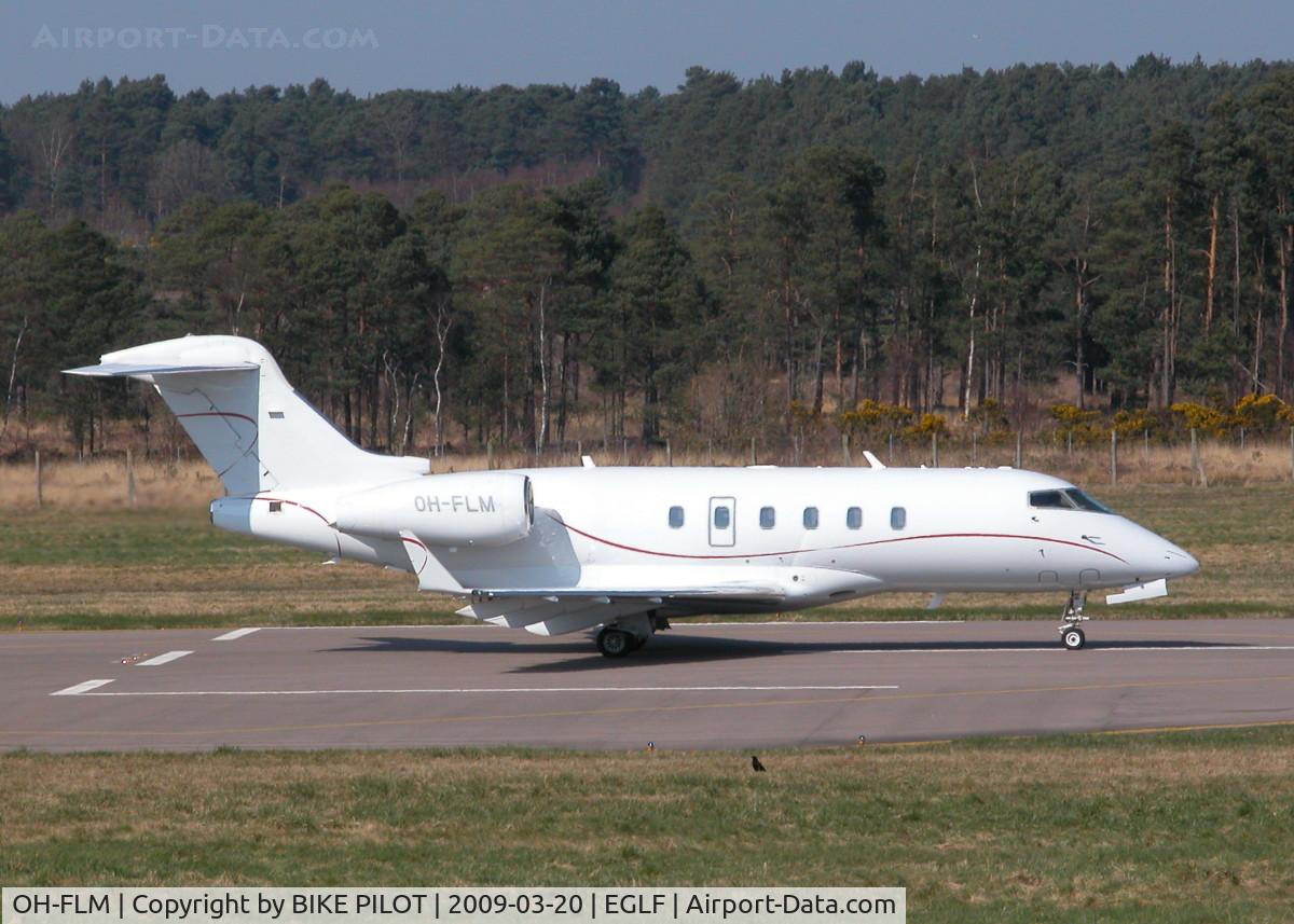OH-FLM, 2007 Bombardier Challenger 300 (BD-100-1A10) C/N 20155, JUST STARTED TO ROLL