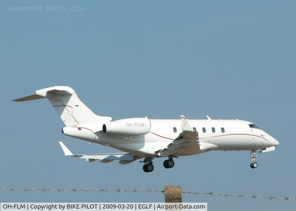 OH-FLM, 2007 Bombardier Challenger 300 (BD-100-1A10) C/N 20155, FINALS FOR RWY 06