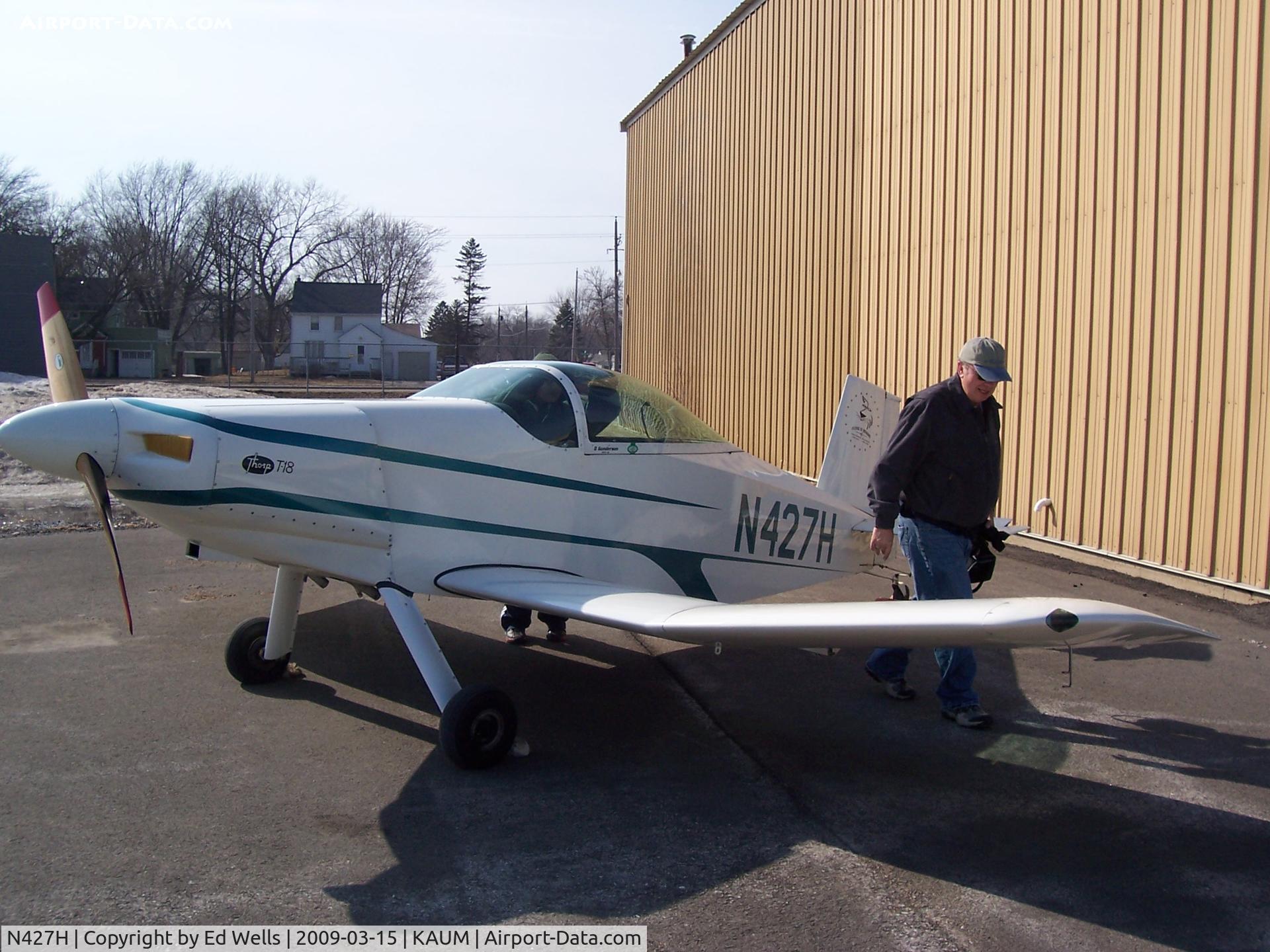 N427H, 1971 Thorp T-18 Tiger C/N 427, A visit to Austin