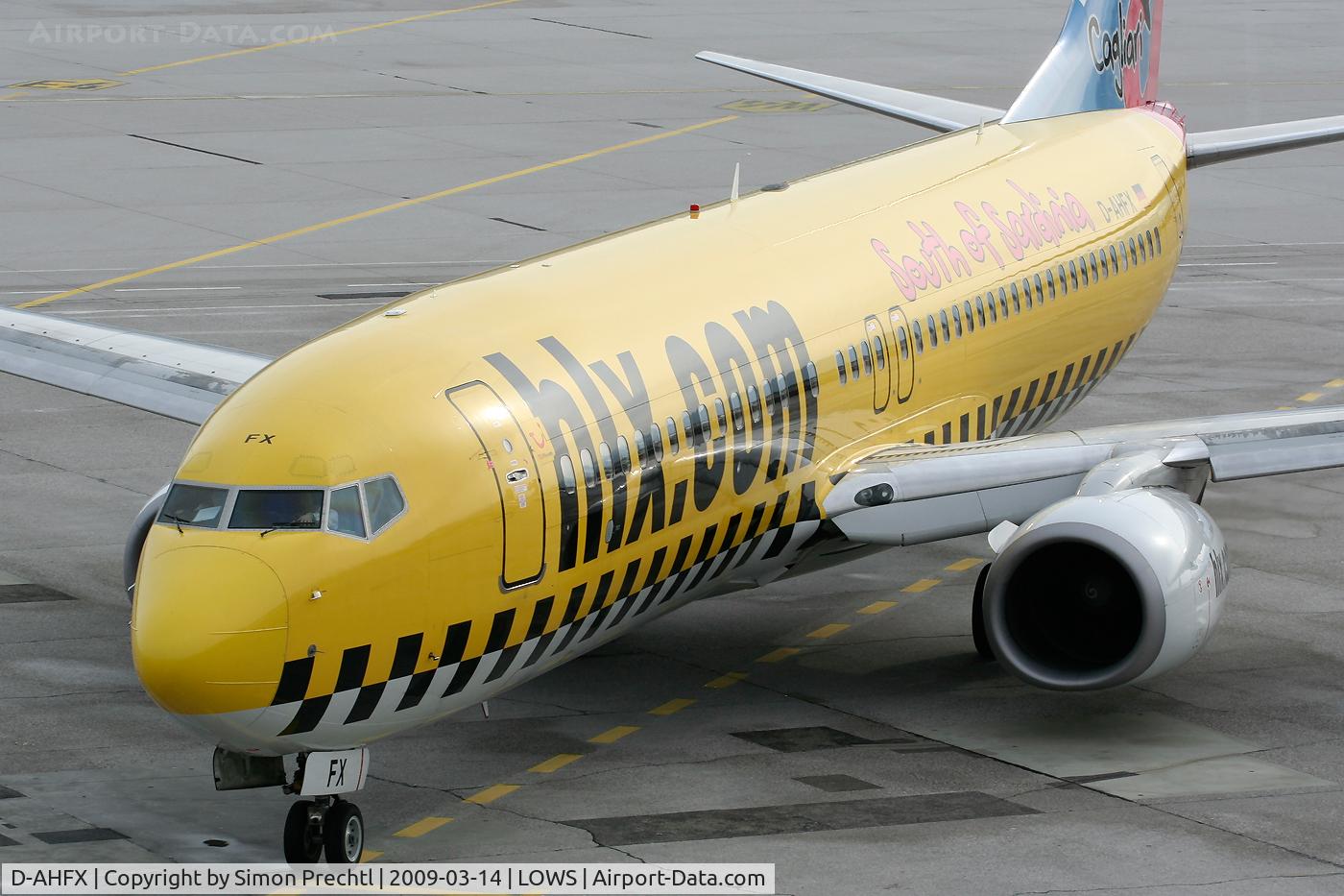 D-AHFX, 2001 Boeing 737-8K5 C/N 30416, D-AHFX @ Salzburg Airport