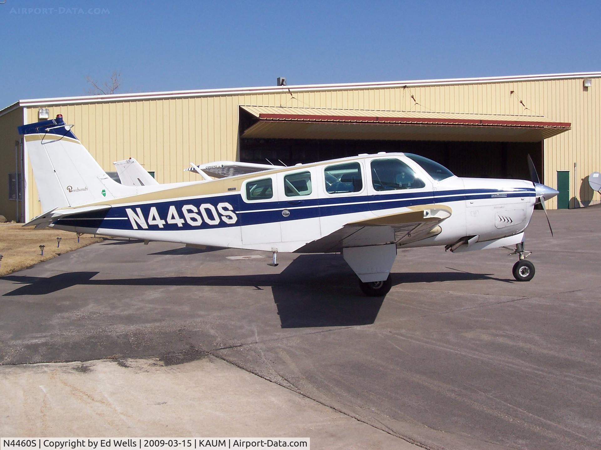 N4460S, 1975 Beech A36 Bonanza 36 C/N E-691, Waiting to go for a ride.