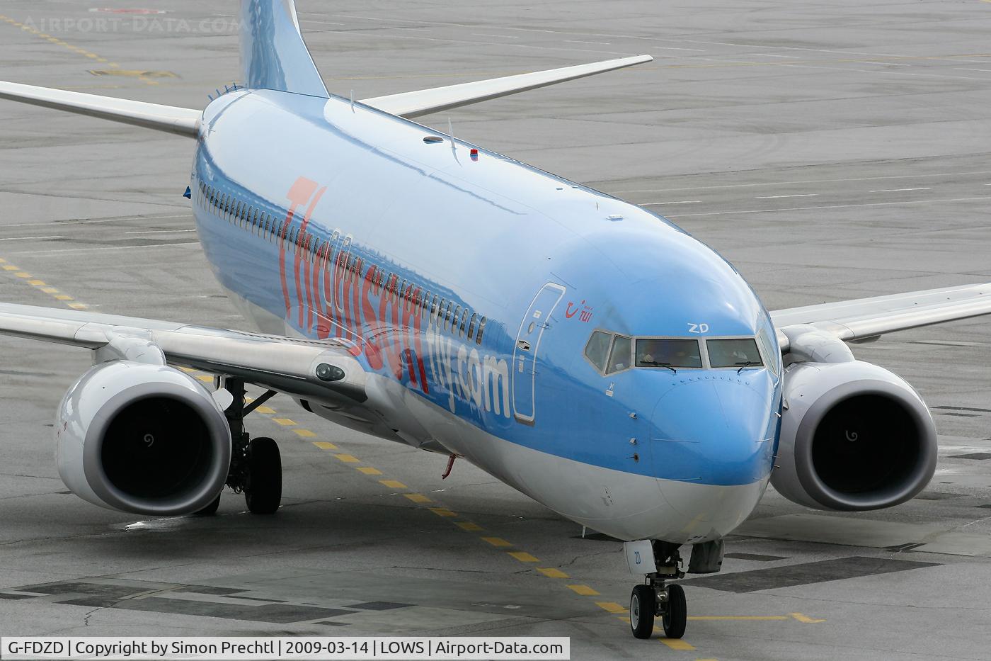 G-FDZD, 2007 Boeing 737-8K5 C/N 35132, G-FDZD @ Salzburg Airport