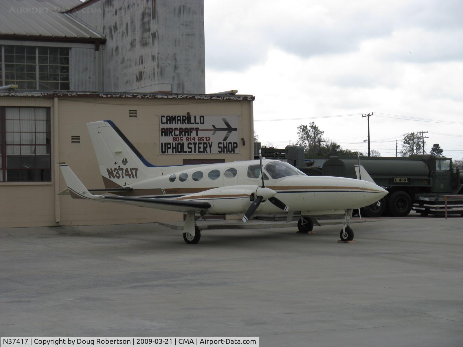 N37417, 1977 Cessna 421C Golden Eagle C/N 421C0344, 1977 Cessna 421C III GOLDEN EAGLE, two Continental GTSIO-520-F,-K 435 Hp each at 3,400 rpm, bonded wet wing