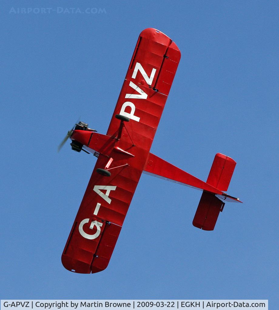 G-APVZ, 1960 Rollason Druine D.31 Turbulent C/N PFA 545, The red one!