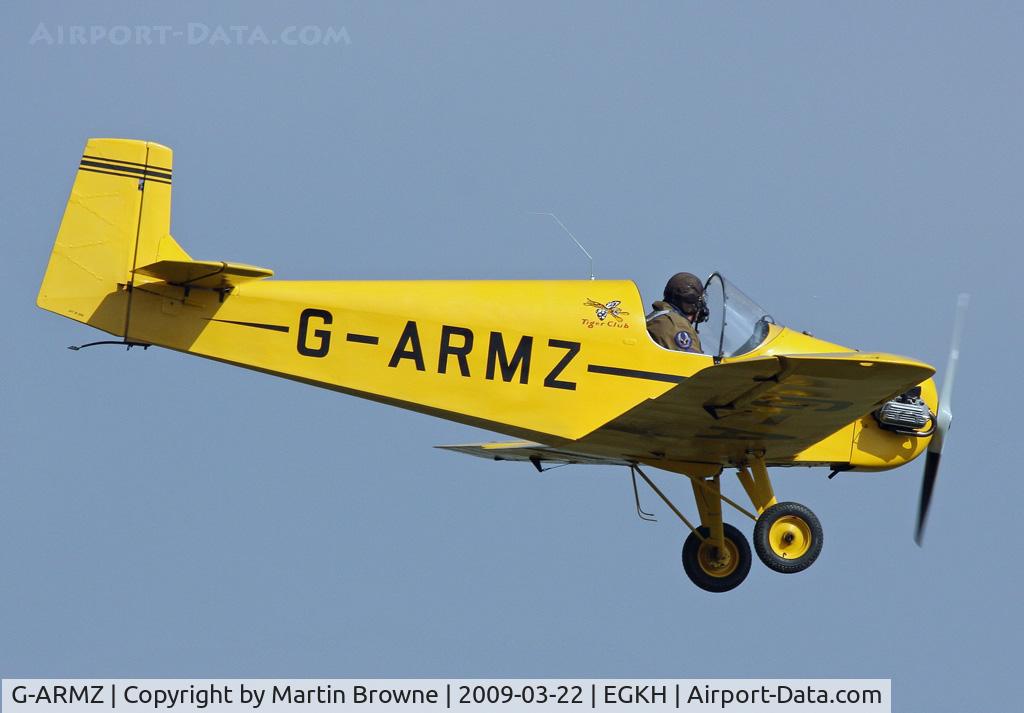 G-ARMZ, 1961 Rollason Druine D.31 Turbulent C/N PFA 565, The yellow one!