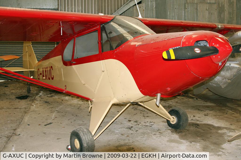 G-AXUC, 1946 Piper PA-12 Super Cruiser C/N 12-621, At the back of the hangar gathering dust.
