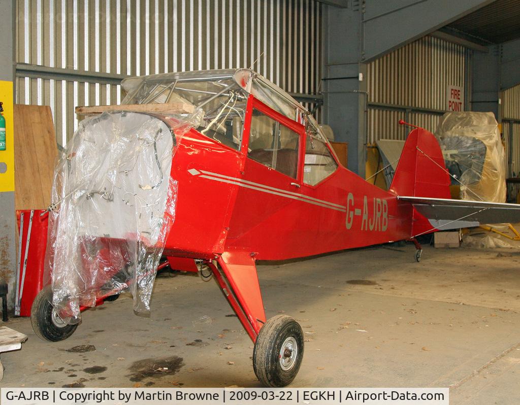 G-AJRB, 1947 Auster J-1 Autocrat C/N 2350, Awaiting the engine fitting.