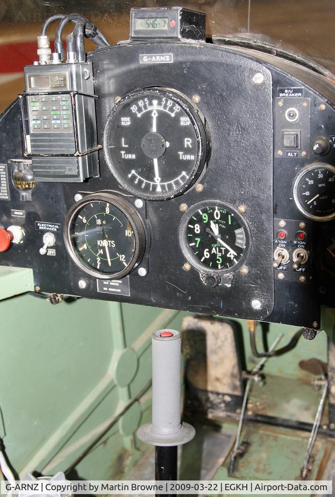 G-ARNZ, 1961 Rollason Druine D.31 Turbulent C/N PFA 579, Instrument panel