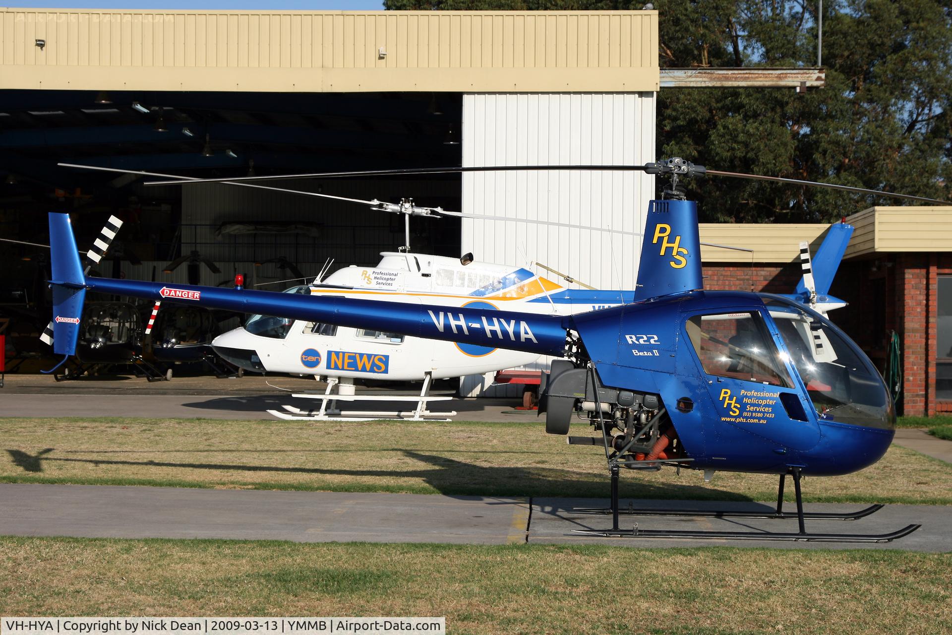 VH-HYA, 2003 Robinson R22 Beta II C/N 3561, YMMB