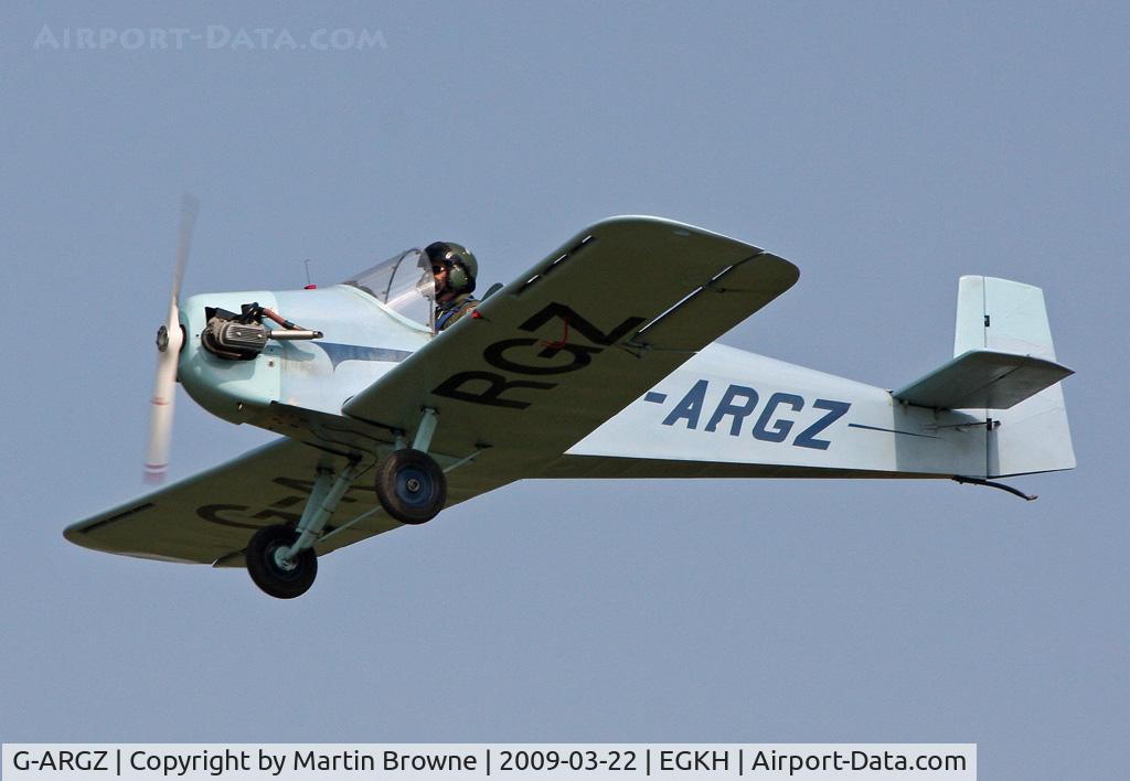 G-ARGZ, 1961 Rollason Druine D.31 Turbulent C/N PFA 562, The light blue one!