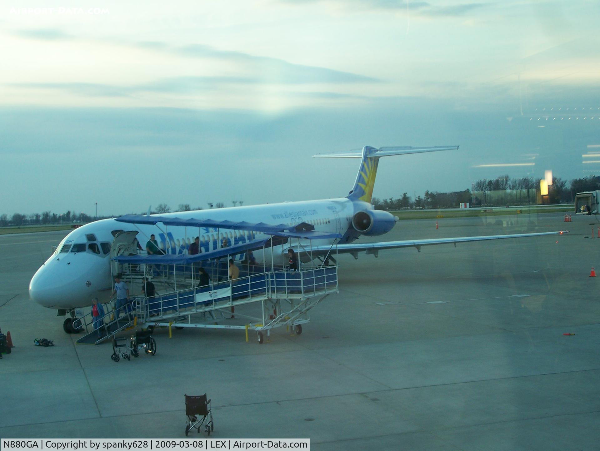 N880GA, 1991 McDonnell Douglas MD-83 (DC-9-83) C/N 49625, Allegiant Air 793 from SFB
