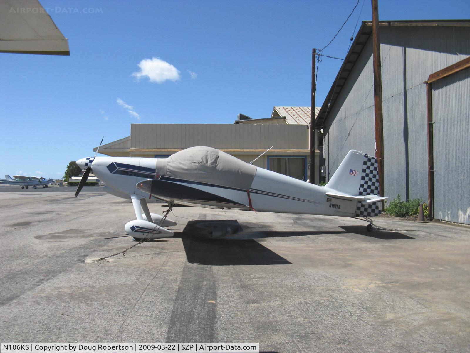 N106KS, 1991 Vans RV-6 C/N 21033, 1991 Stark VAN's RV-6, Lycoming O-320 160 Hp, attractive paint scheme and finish