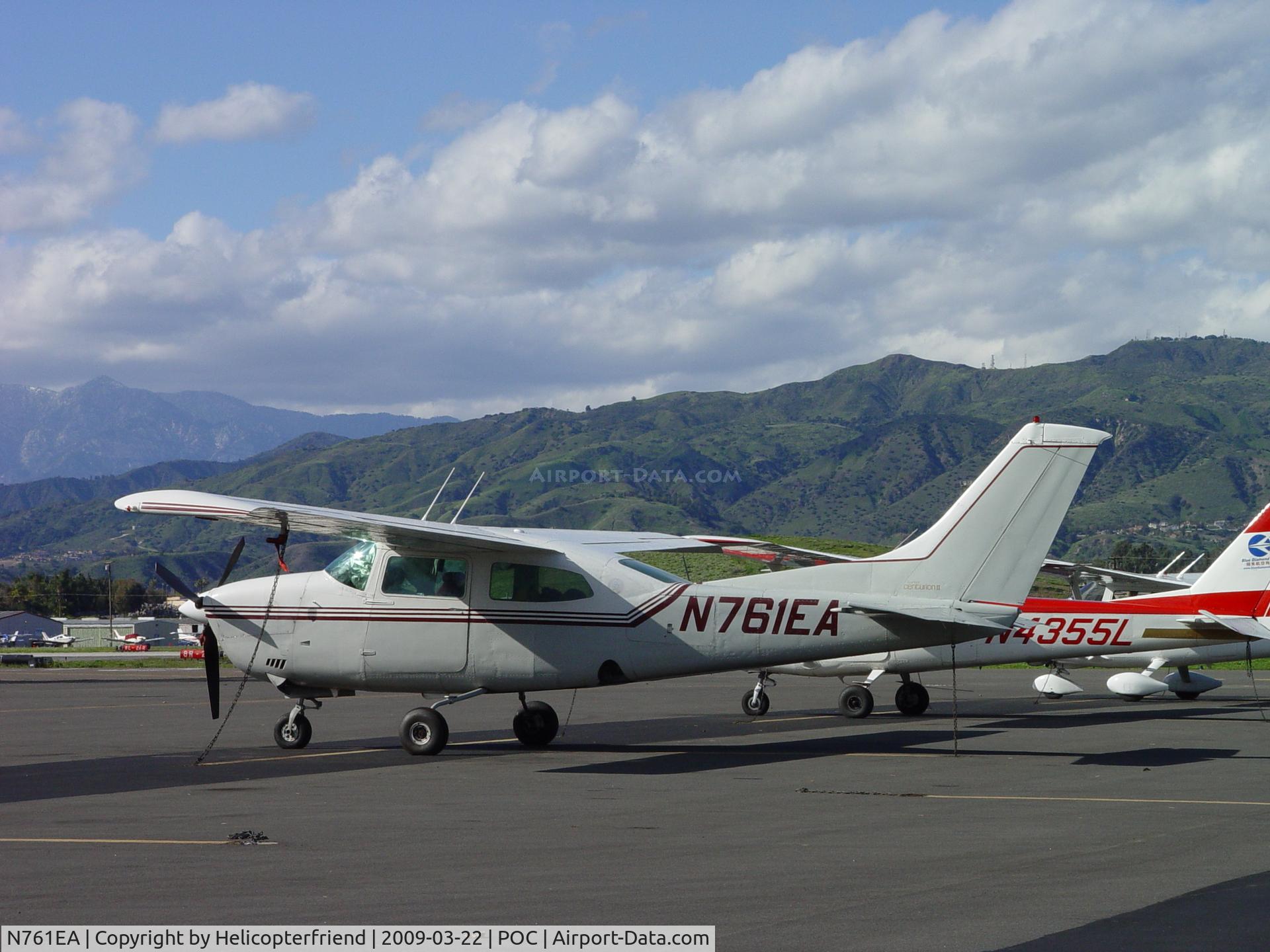 N761EA, 1977 Cessna T210M Turbo Centurion C/N 21062187, Parked at Brackett transient parking