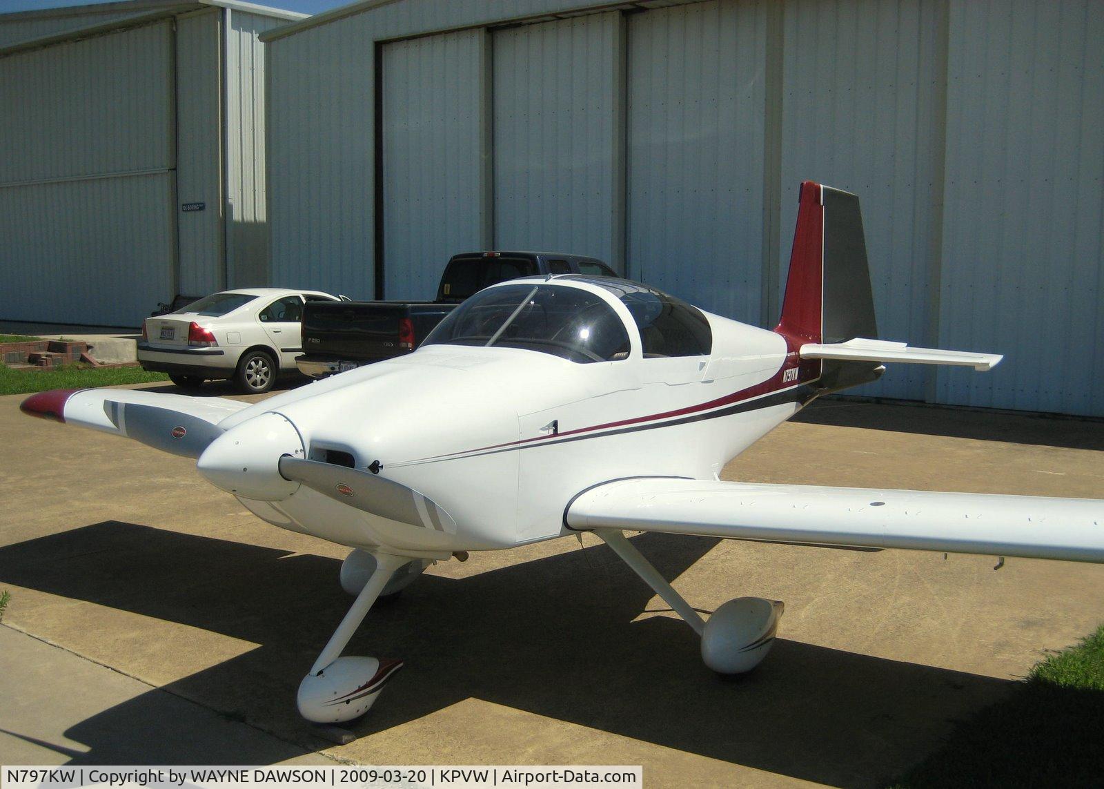N797KW, 2007 Vans RV-7A C/N 72288, RV7A
