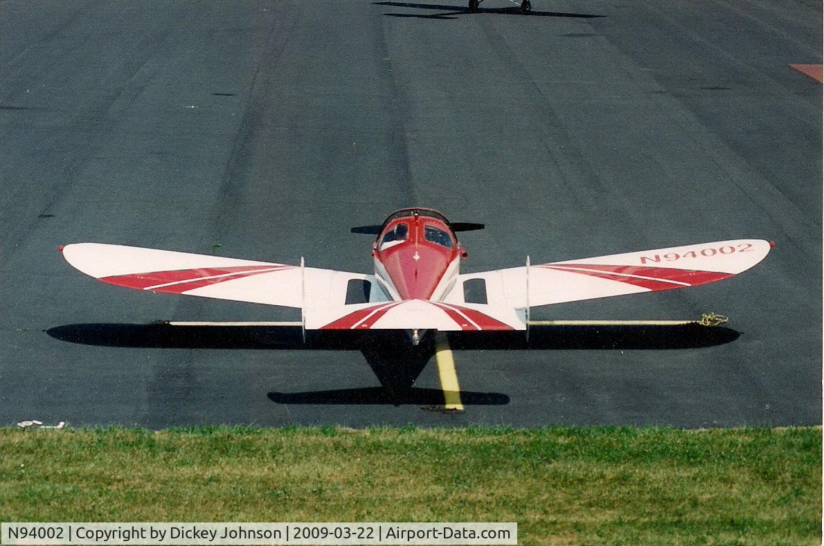 N94002, 1946 Erco 415C Ercoupe C/N 1325, Rear view of N94002