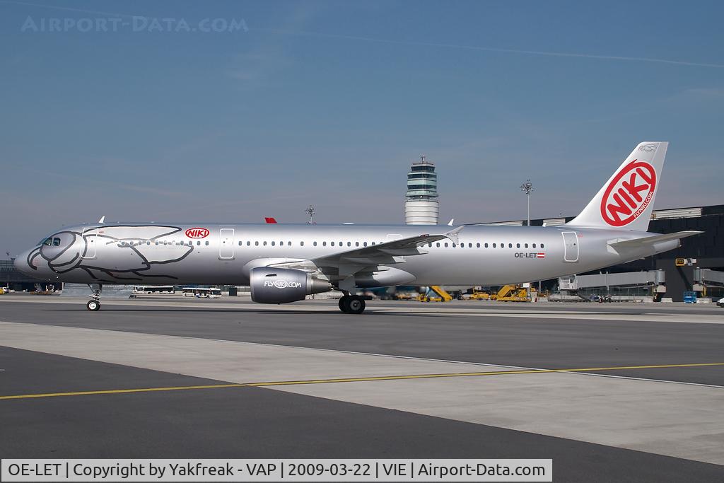OE-LET, 2009 Airbus A321-211 C/N 3830, Fly Niki Airbus A321