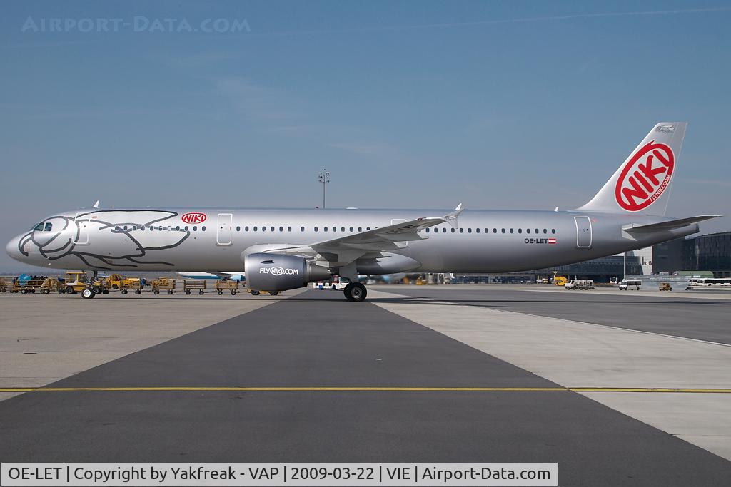 OE-LET, 2009 Airbus A321-211 C/N 3830, Fly Niki Airbus A321