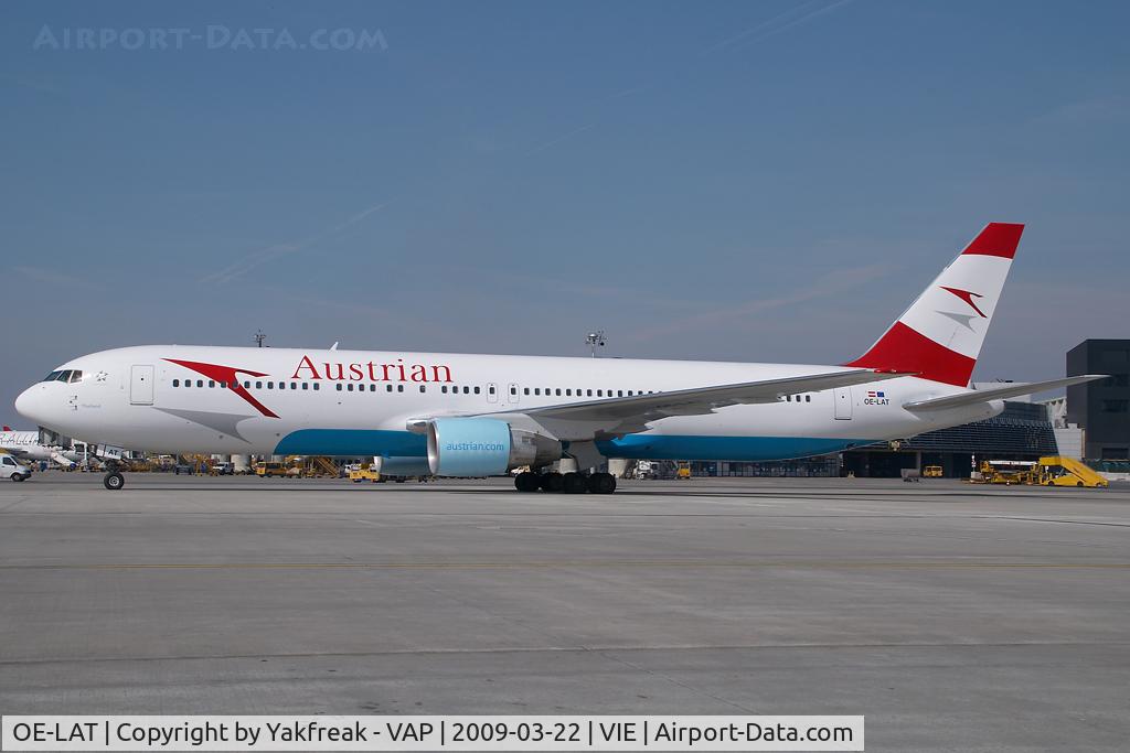 OE-LAT, 1991 Boeing 767-31A C/N 25273, Austrian Airlines Boeing 767-300