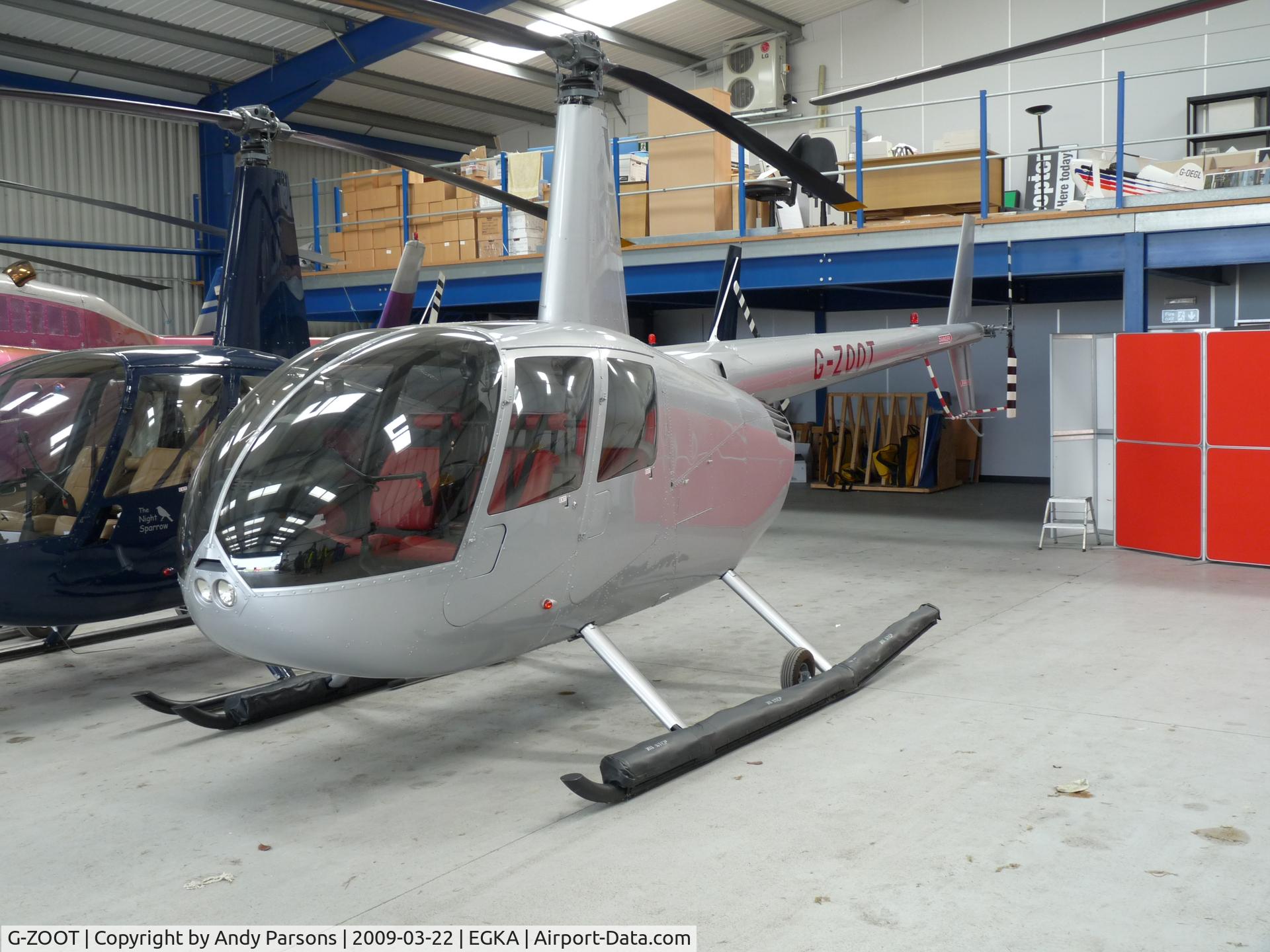 G-ZOOT, 2007 Robinson R44 Clipper II C/N 11924, Chris Evans owned R44 at Shoreham