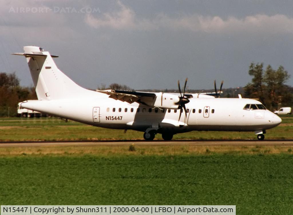 N15447, 1996 ATR 42-500 C/N 505, Landing rwy 15R