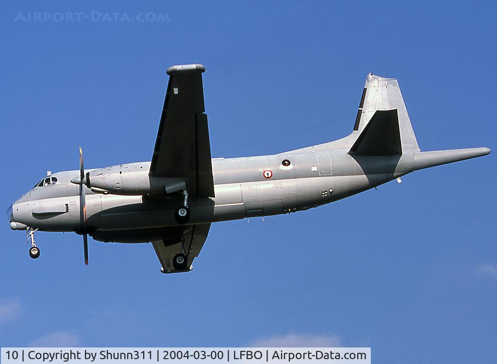 10, Dassault ATL-2 Atlantique  2 C/N 10, Landing rwy 32L