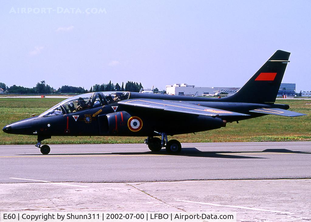 E60, Dassault-Dornier Alpha Jet E C/N E60, Taxiing to the CEV apron