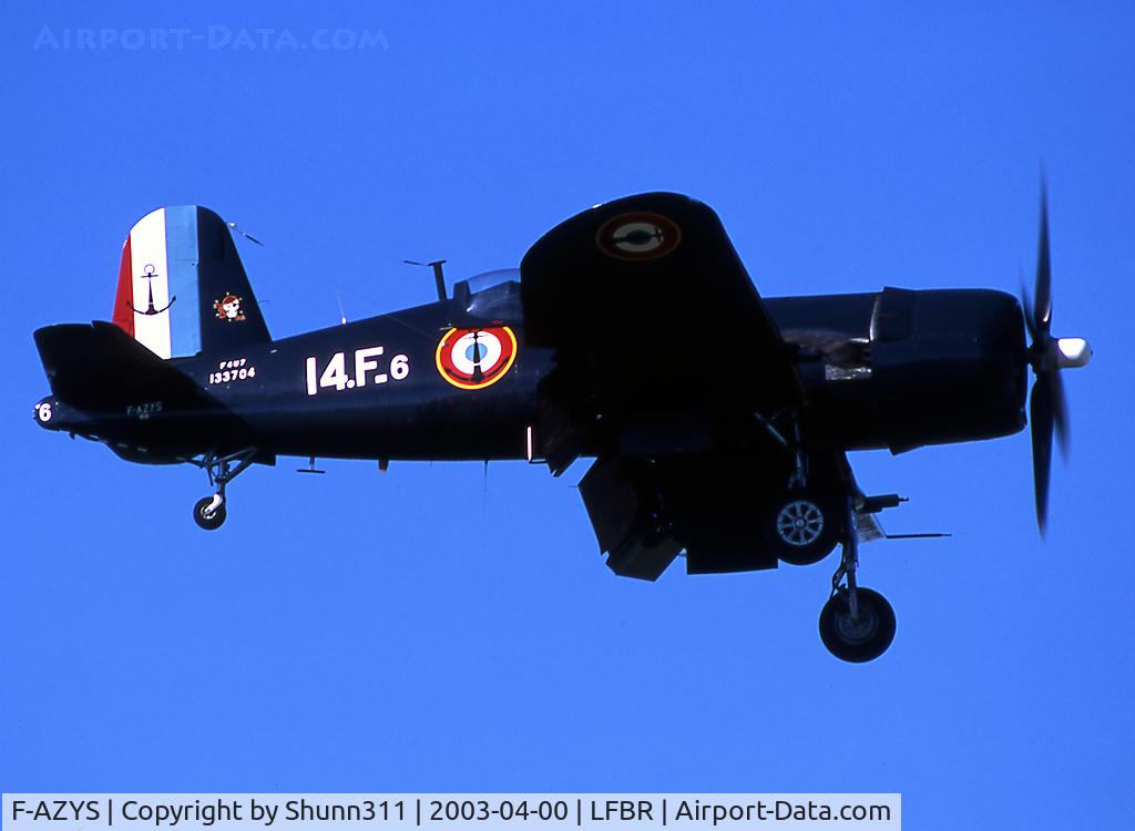 F-AZYS, Vought F4U-5N Corsair C/N Not found (Bu124541), Landing after his show...