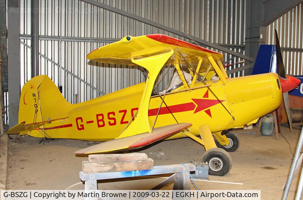 G-BSZG, 1956 Stolp SA-100 Starduster C/N 101, Gathering dust!