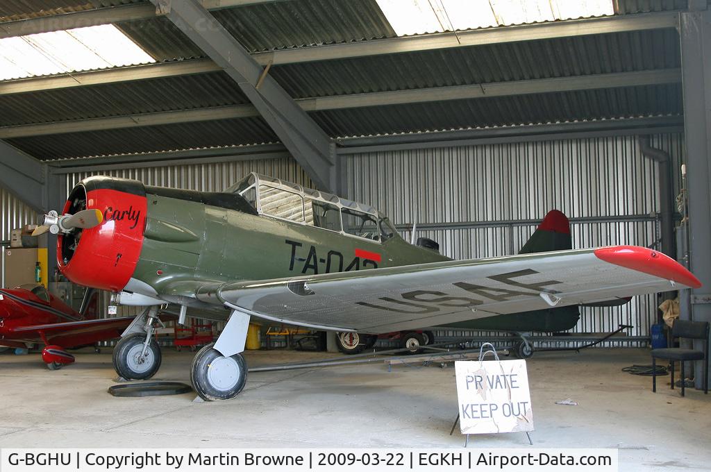 G-BGHU, 1944 North American T-6G Texan C/N 182-729, Harvard