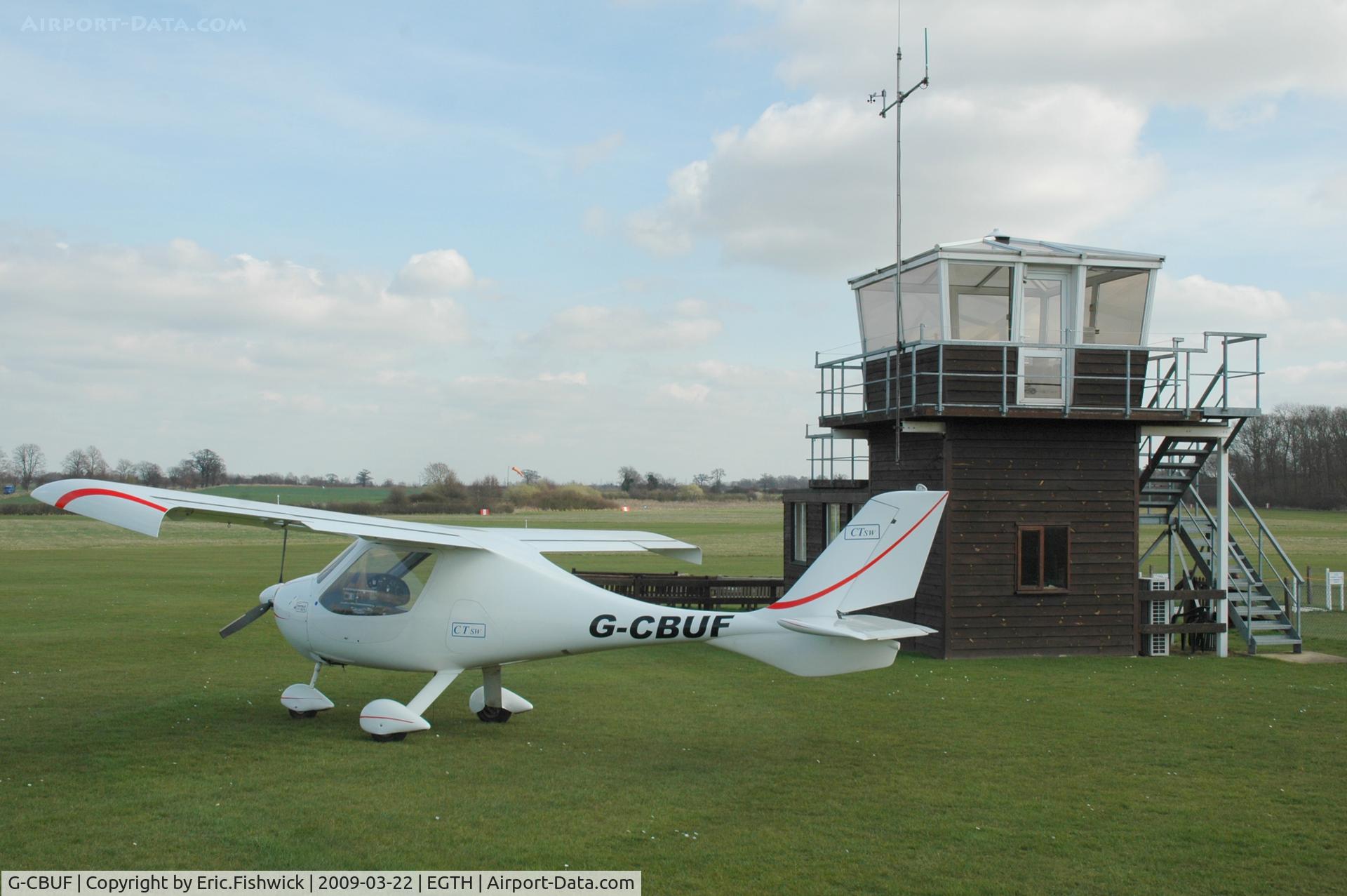 G-CBUF, 2002 Flight Design CT2K C/N 7901, 1. G-CBUF visiting Shuttleworth (Old Warden) Aerodrome.