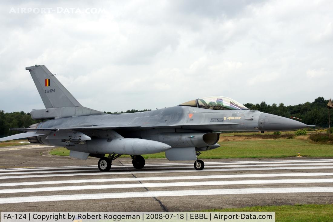 FA-124, SABCA F-16AM Fighting Falcon C/N 6H-124, F-16AM.Belgian Air Force.Photocall