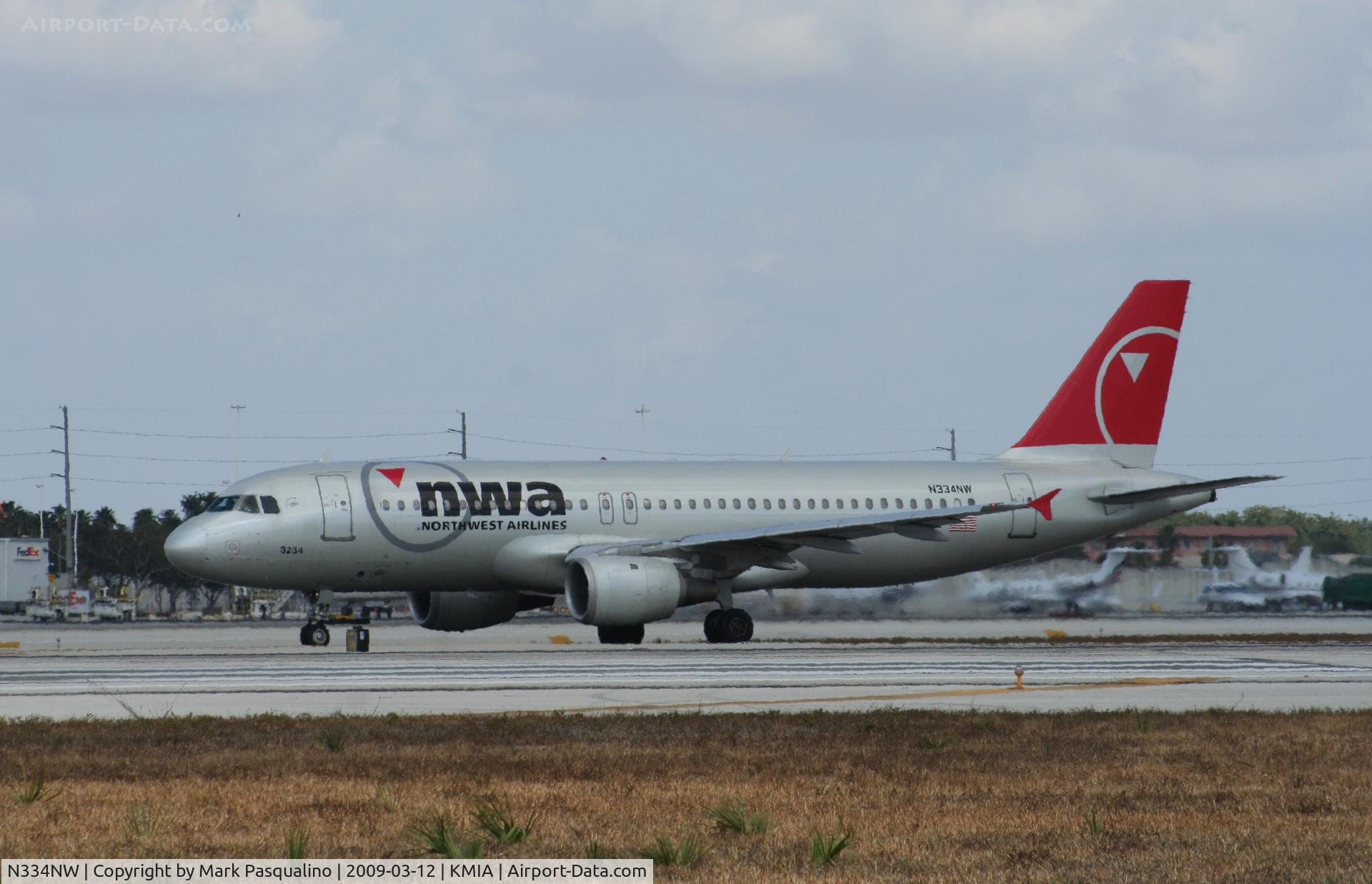 N334NW, 1992 Airbus A320-212 C/N 339, Airbus A320