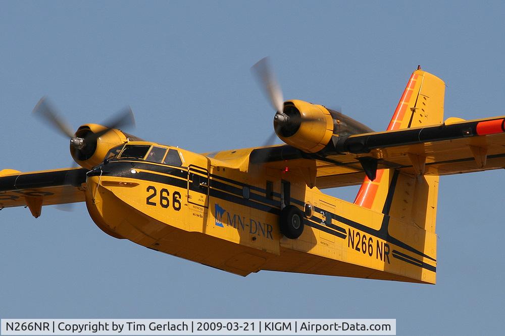 N266NR, 1987 Canadair CL-215-V (CL-215-1A10) C/N 1102, Taking off from Kingman, AZ