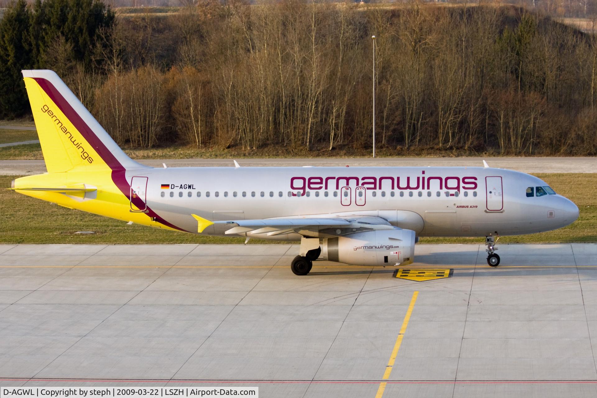 D-AGWL, 2008 Airbus A319-132 C/N 3534, 