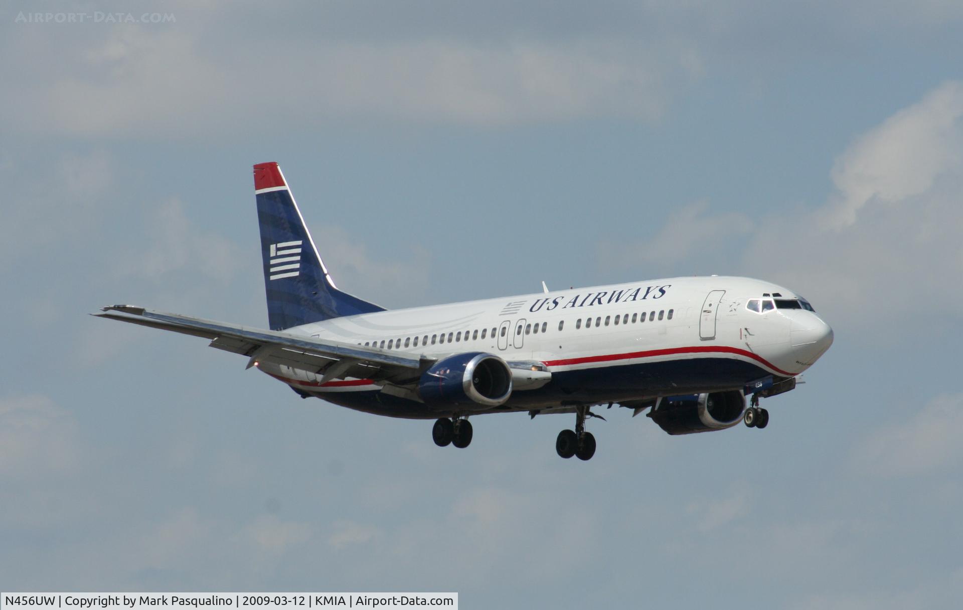 N456UW, 1991 Boeing 737-4B7 C/N 25020, Boeing 737-400