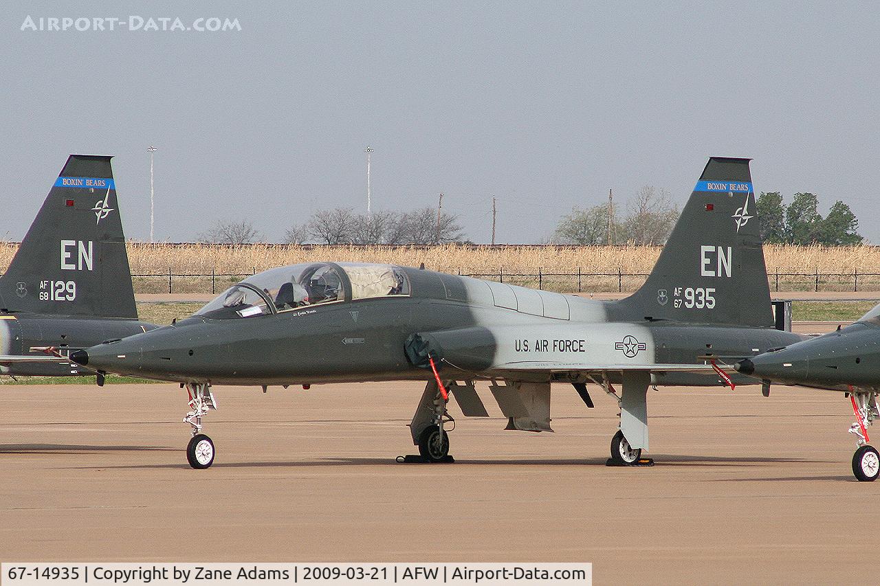67-14935, 1967 Northrop T-38A-70-NO Talon C/N T.6076, USAF T-38 at Alliance, Fort Worth