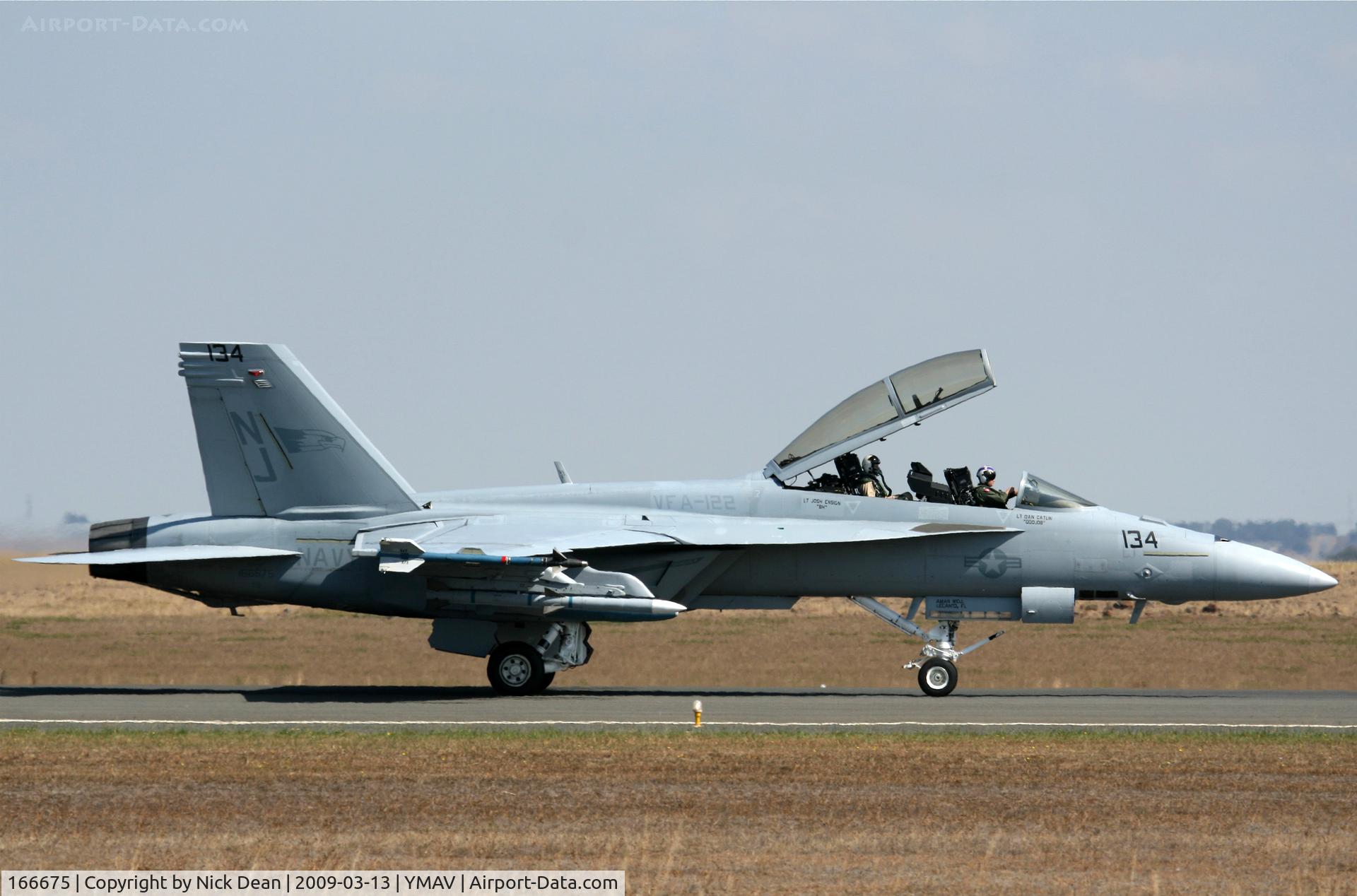 166675, Boeing F/A-18F Super Hornet C/N F153, YMAV (2009 Avalon Air Show)