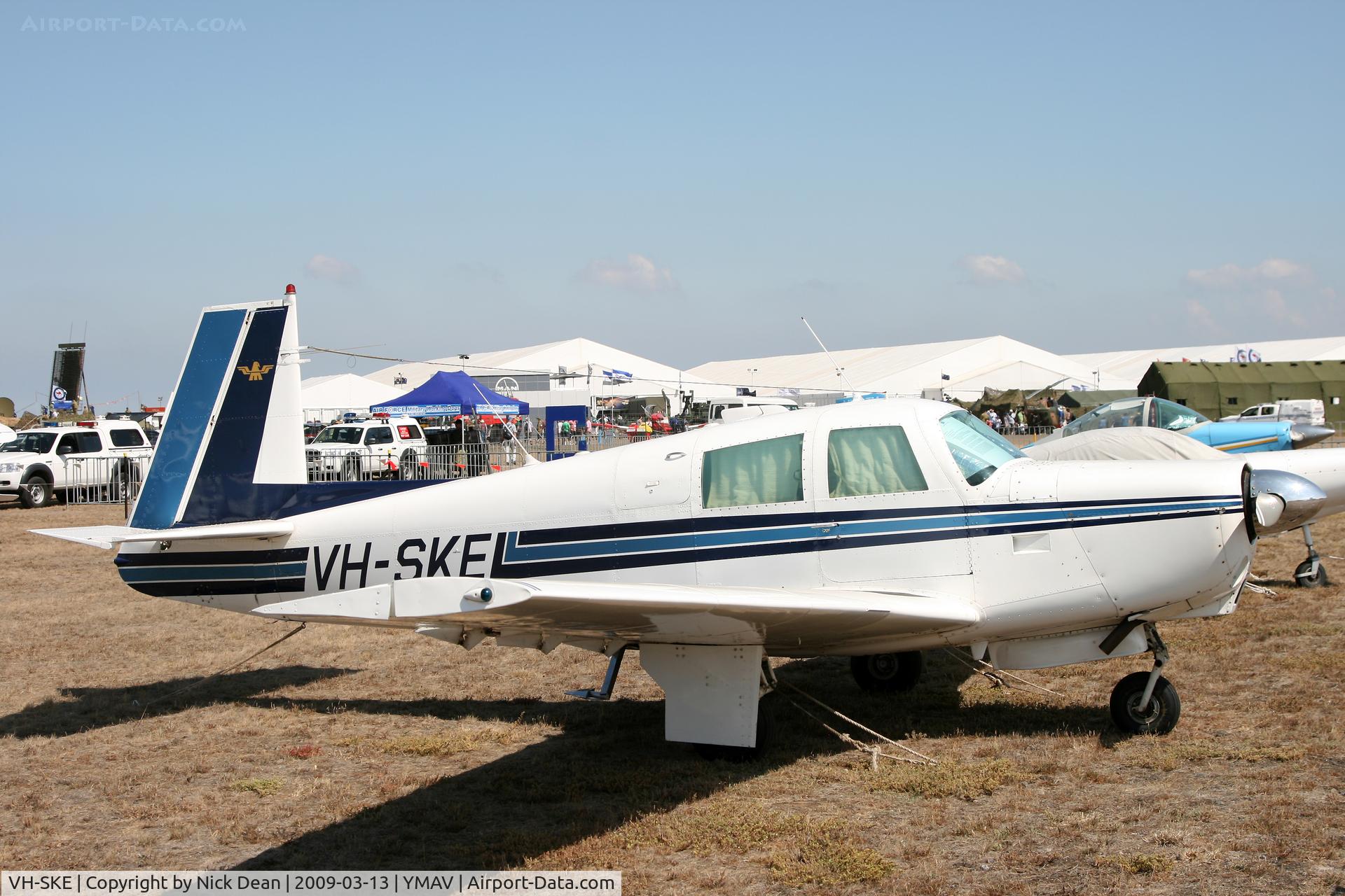 VH-SKE, 1965 Mooney M20C Ranger C/N 3188, YMAV