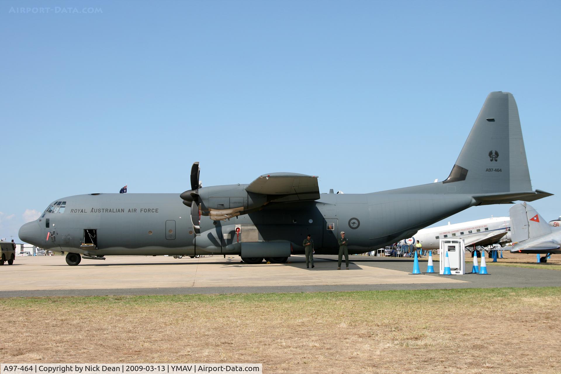 A97-464, 1998 Lockheed Martin C-130J-30 Super Hercules C/N 382-5464, YMAV