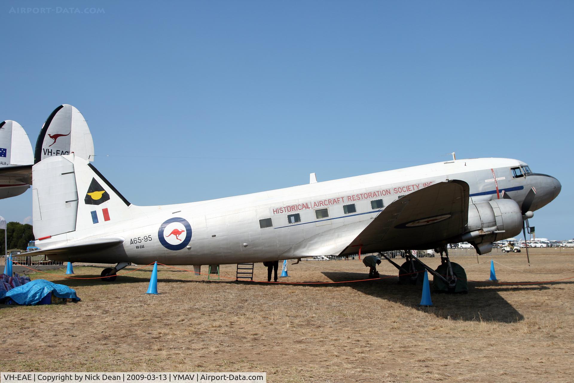 VH-EAE, 1945 Douglas C-47B Skytrain C/N 16348/33096, YMAV