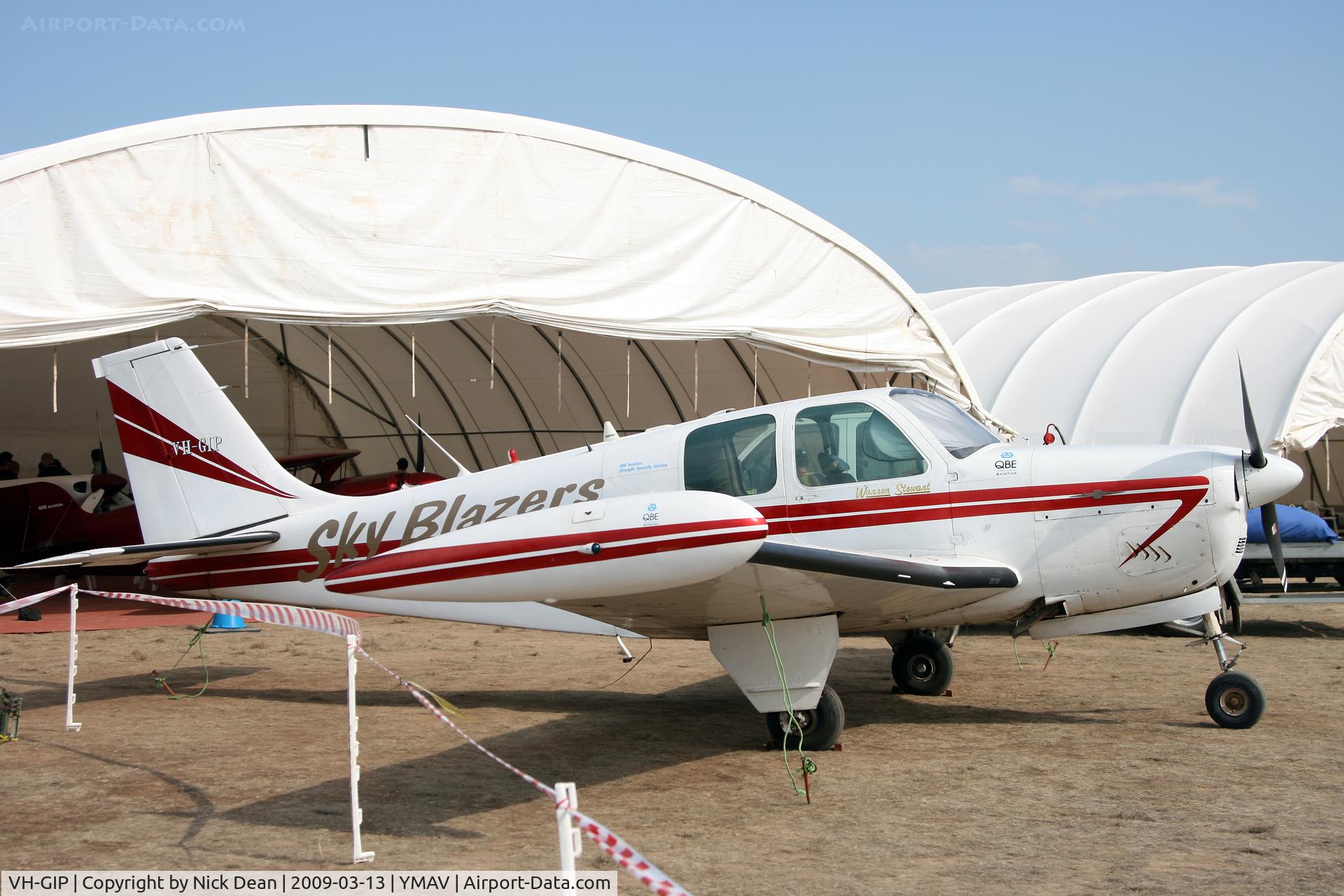 VH-GIP, 1962 Beech 35-B33 Debonair C/N CD-502, YMAV