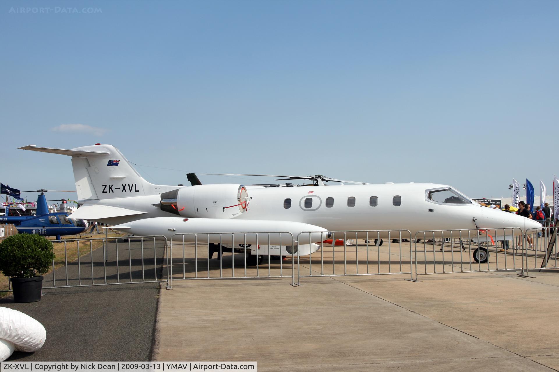 ZK-XVL, 1989 Learjet 35A C/N 35A-649, YMAV